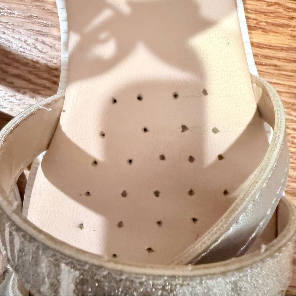 Geox Girl J S. Karly Sandal Silver size 1 - Picture 6 of 8